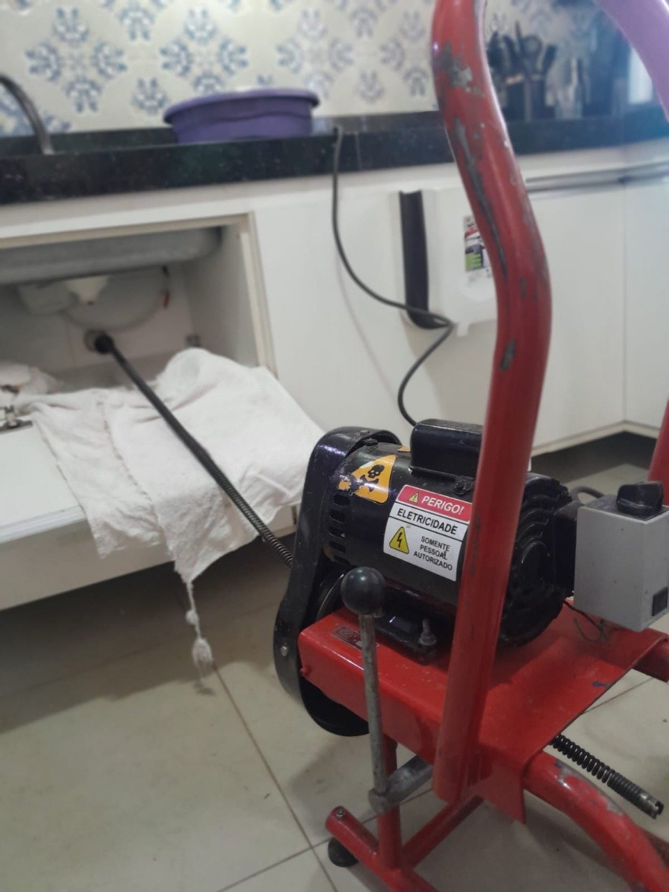 Desentupimento de pia - capa